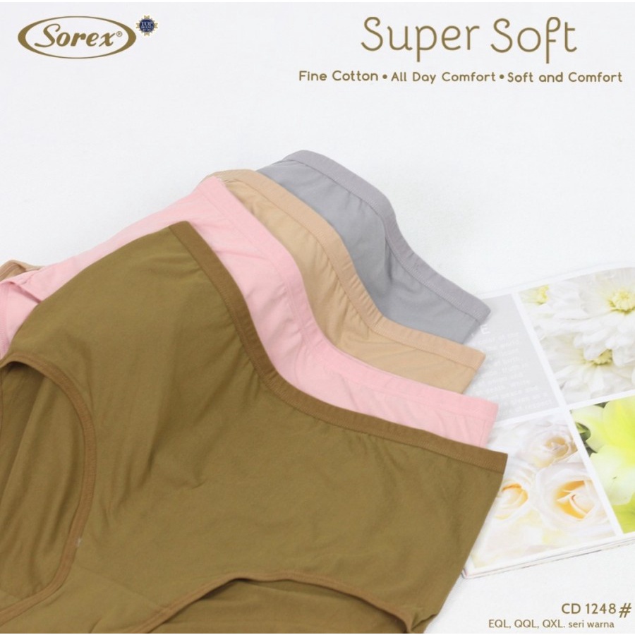 cd celana dalam wanita jumbo size sorex 1248 extra size uk eql/xxxl qql/xxxxl qxl/xxxxxl