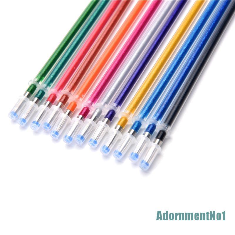 [AdornmentNo1]Colors Flash Ballpint Pen Highlight Pen Refill Colorful Refills Children Gift