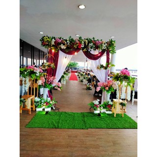 Jual dekorasi backdrop pintu masuk wedding | Shopee Indonesia