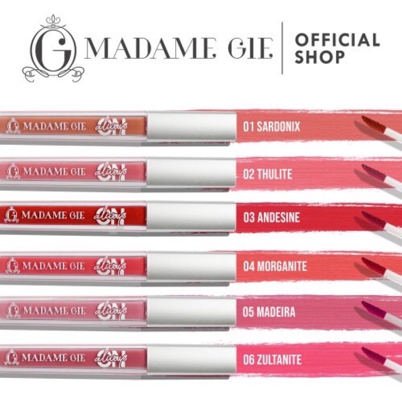 Madame Gie Always on Lip cream-Makeup Lip Cream Lipstik