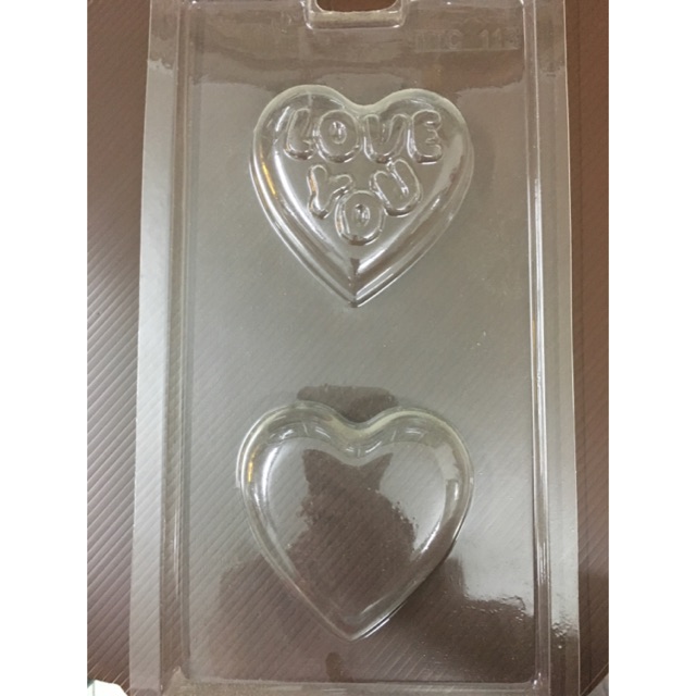 Cetakan Coklat Mika Love You