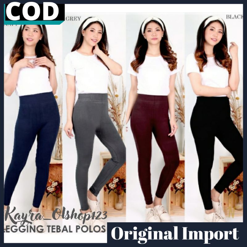 Legging Wanita/Legging Wanita Tebal Premium/Celana Legging Wanita/Legging Import Wanita Tebal