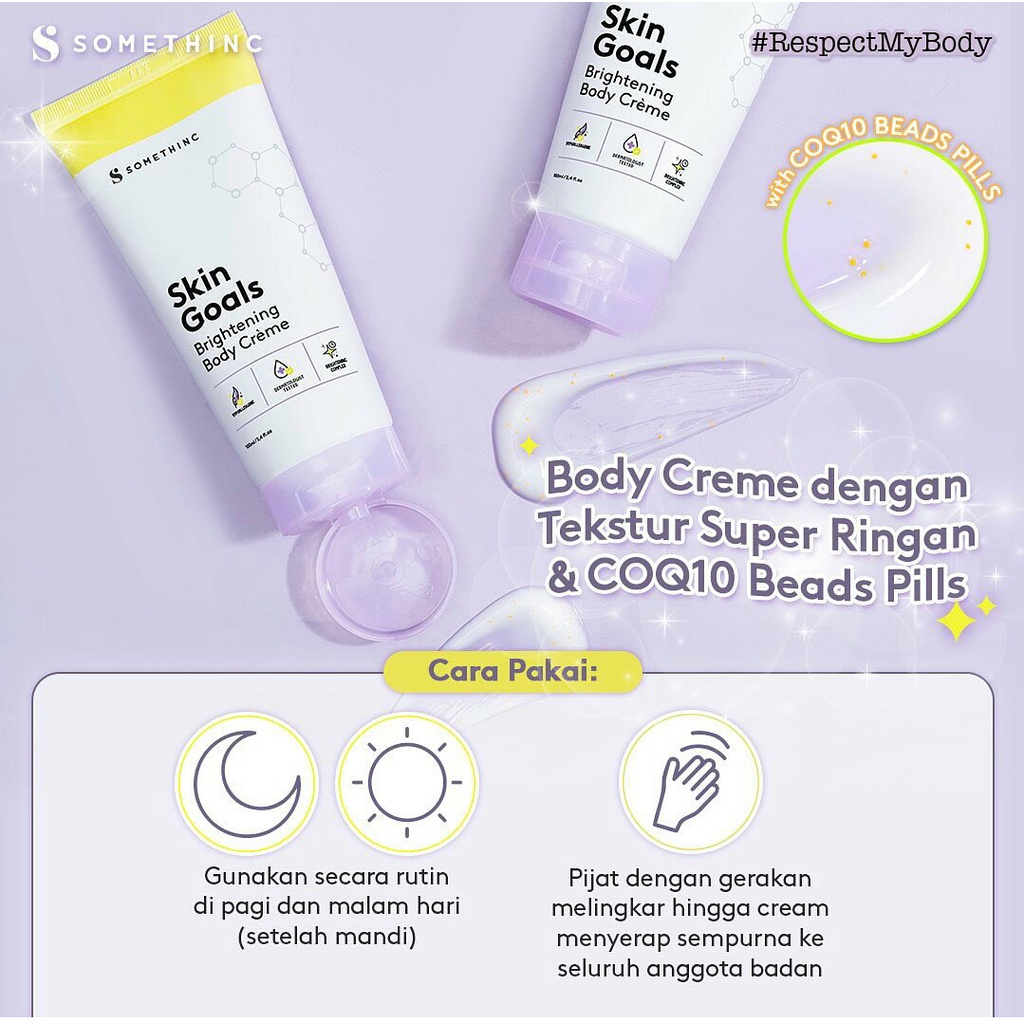 SOMETHINC SKIN GOALS Brightening Body Crème 100ml