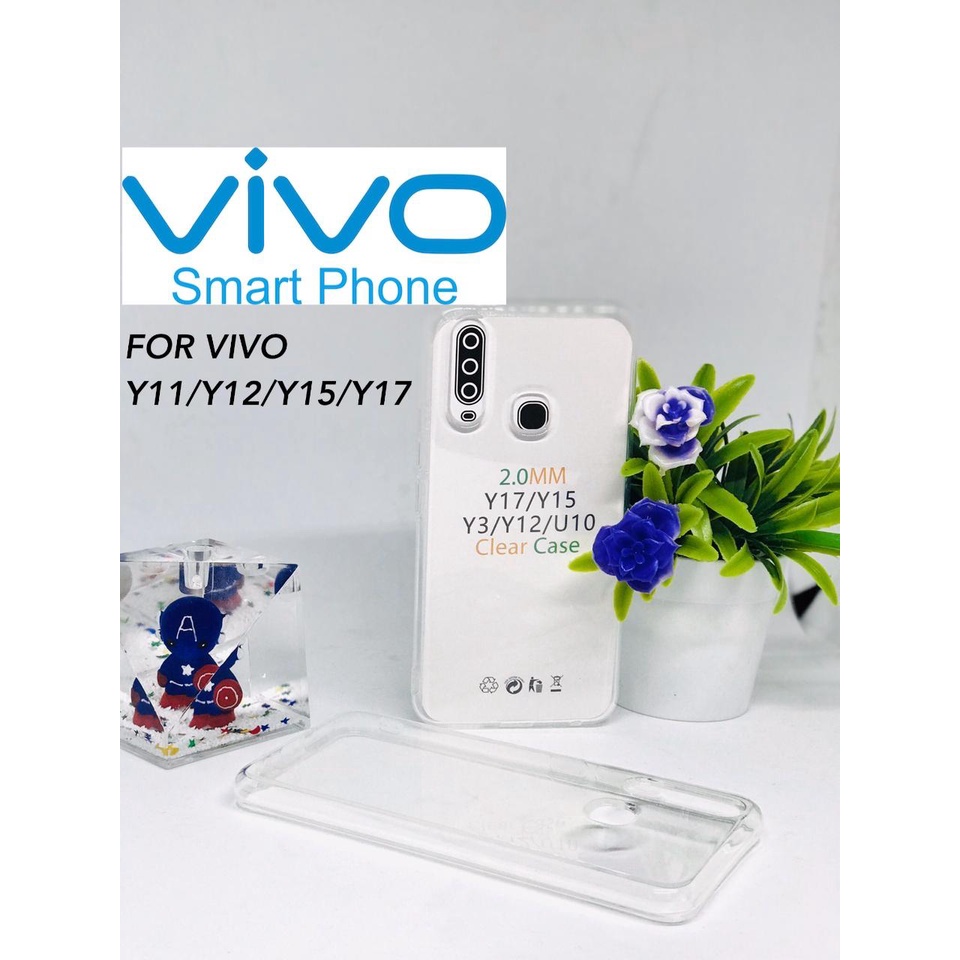 SILICON SOFTCASE CLEAR CASE ULTRA HD 2MM UNIVERSAL ORIGINAL VIVO Y16 VIVO Y22 VIVO Y35 VIVO Y30 VIVO Y50 VIVO V23 VIVO Y15S VIVO Y75