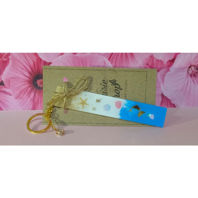 

Pembatas buku/gantungan kunci - Sea (+Charm) -- Free Tali Rumbai 1pc