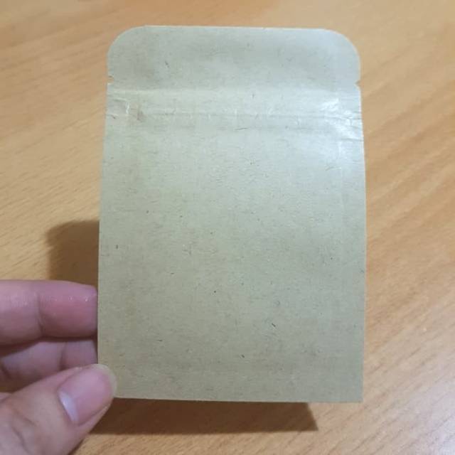 

Kemasan pouch 7x10 kraft 5gr 10gr 15gr 20gr zipper ziplock import