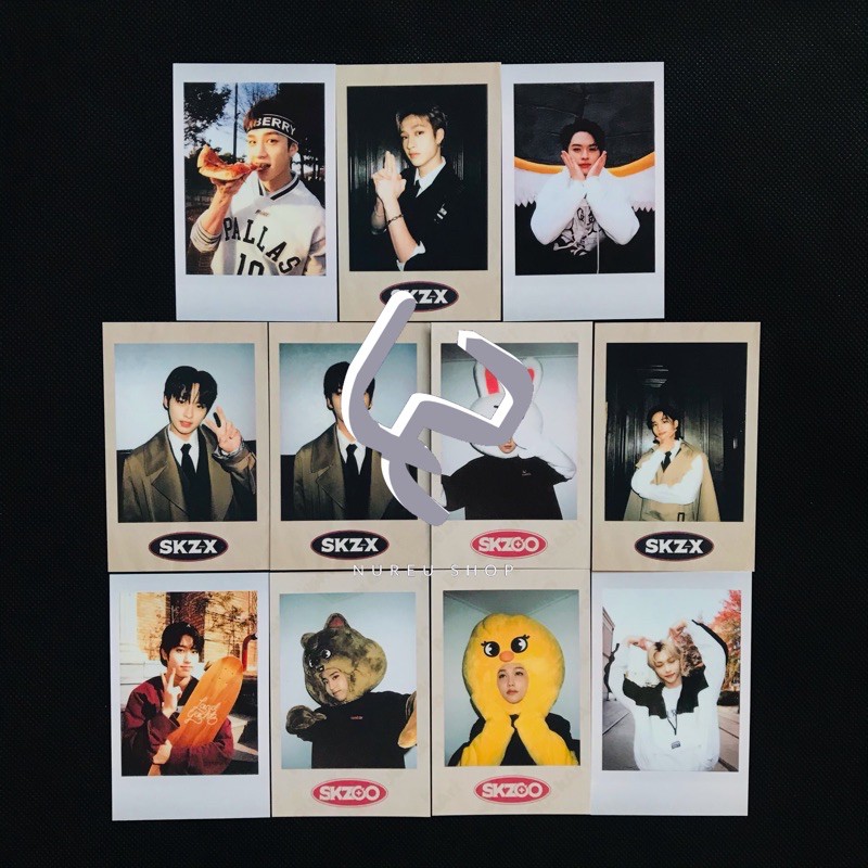 Stray Kids - Unlock Go Live In Life; Skz-x #LoveStay; Skzoo POB Polaroid Event Pola