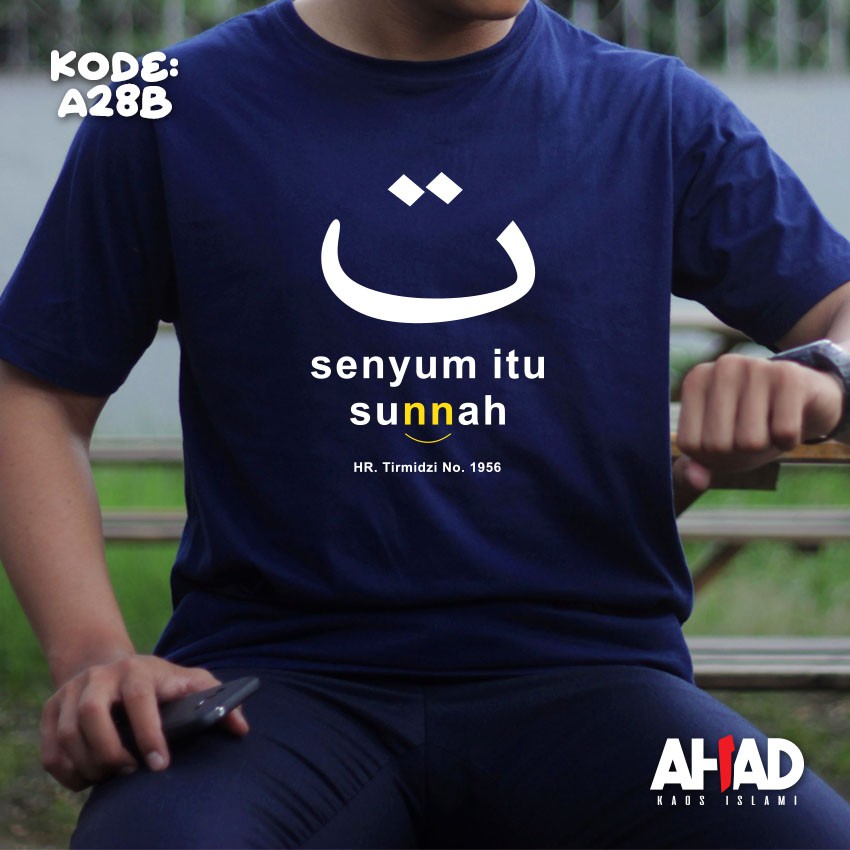 Kaos Isalmi Ahad - Senyum Itu Sunnah (A30)