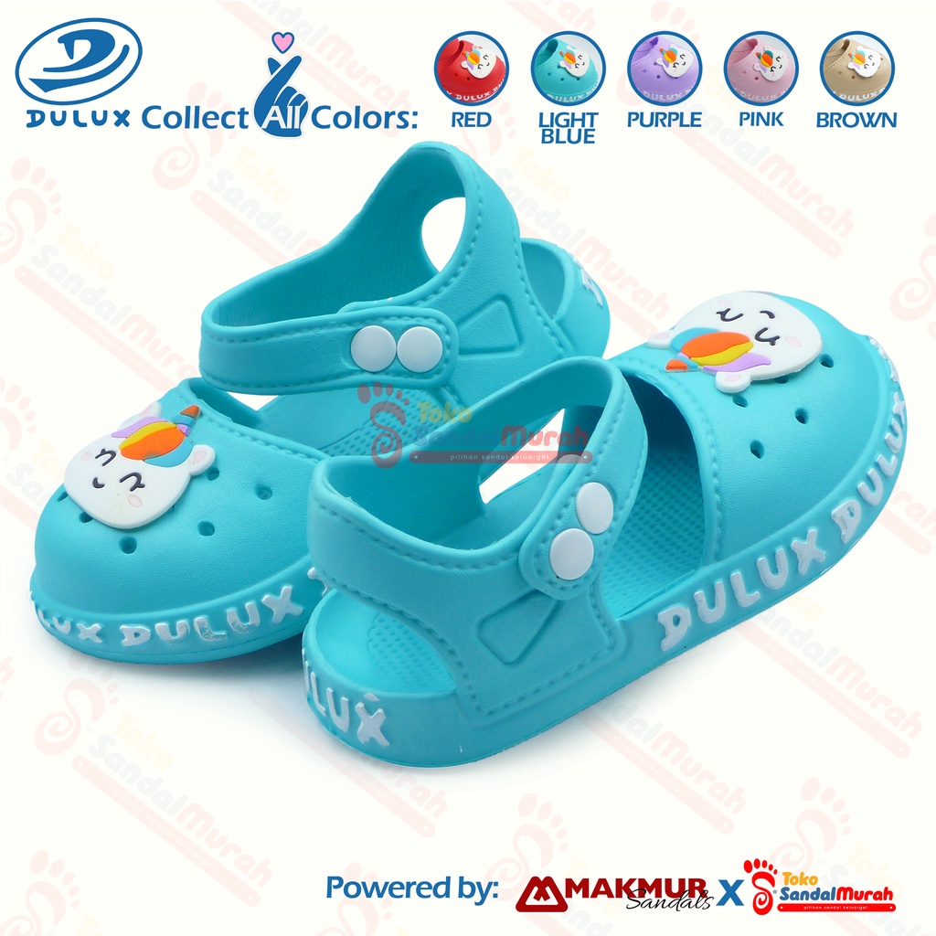 Toko Sandal Murah - Sandal Sepatu Anak Perempuan Karakter Unicorn / Sandal Sepatu Ballet Anak Perempuan Tali Belakang / Sandal Sepatu Anak Lucu Warna - Warni [Tk sandal Murah 10 M 376]