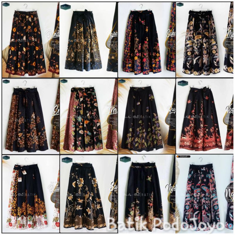 Rok batik salokaMat katun batik primisima unggul jaya warna dasar hitam