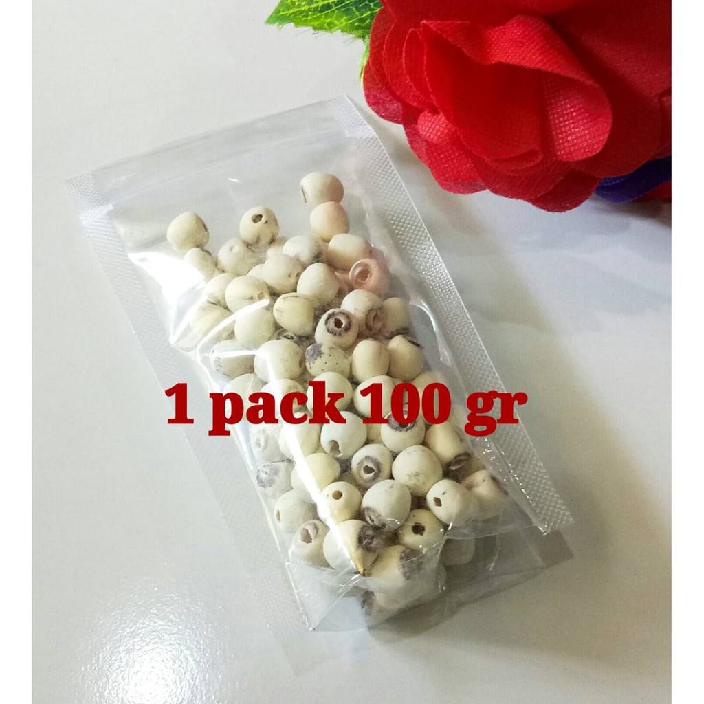 

Lien Zhi, Biji Teratai, Lotus Seed 100gr