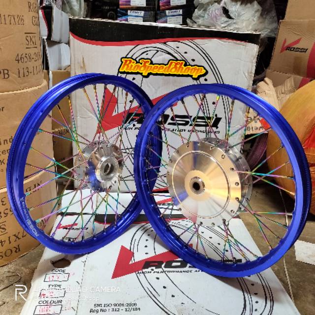 Velg Mio-Fino-Nouvo-Soul Ring17 JariJari Pelangi Velg Blue Dark