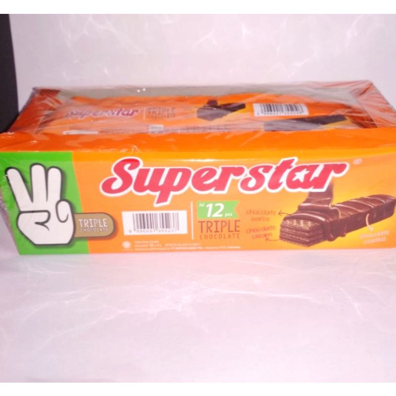 

Wafer Coklat Roma Superstar isi 12pcs