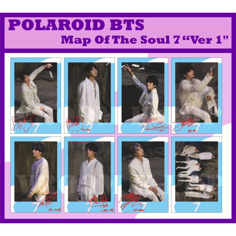 POLAROID BTS MAP OF THE SOUL 7 / POLAROID KPOP BTS MAP OF THE SOUL 7