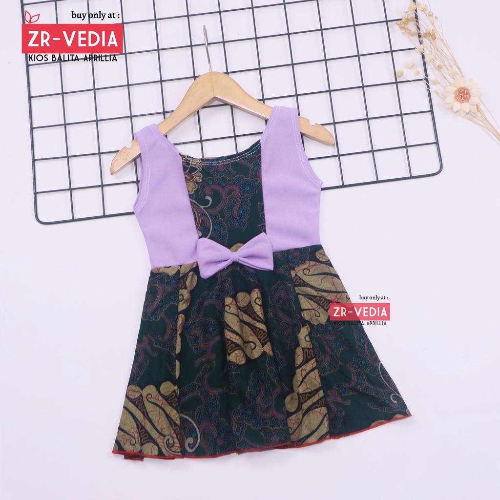 (BATIK) Dress Clairine Bayi - 3 Tahun / Baju Fashion Pesta Baju Adem Harian Formal Anak Perempuan