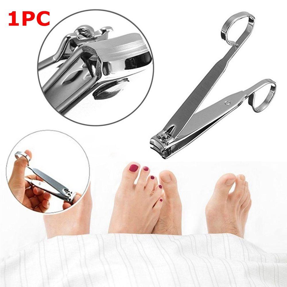 R-FLOWER Nail Clipper Cutter Portable Manicure Untuk Pemangkas Kuku Jari Kaki