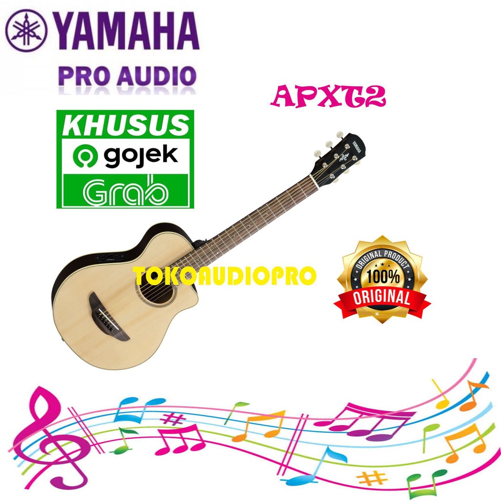 Yamaha APXT2 3/4-size Cutaway Gitar Akustik Elektrik Original