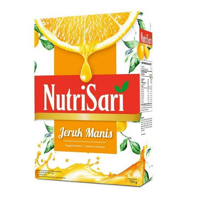 Nutrisari jeruk manis 750 gram