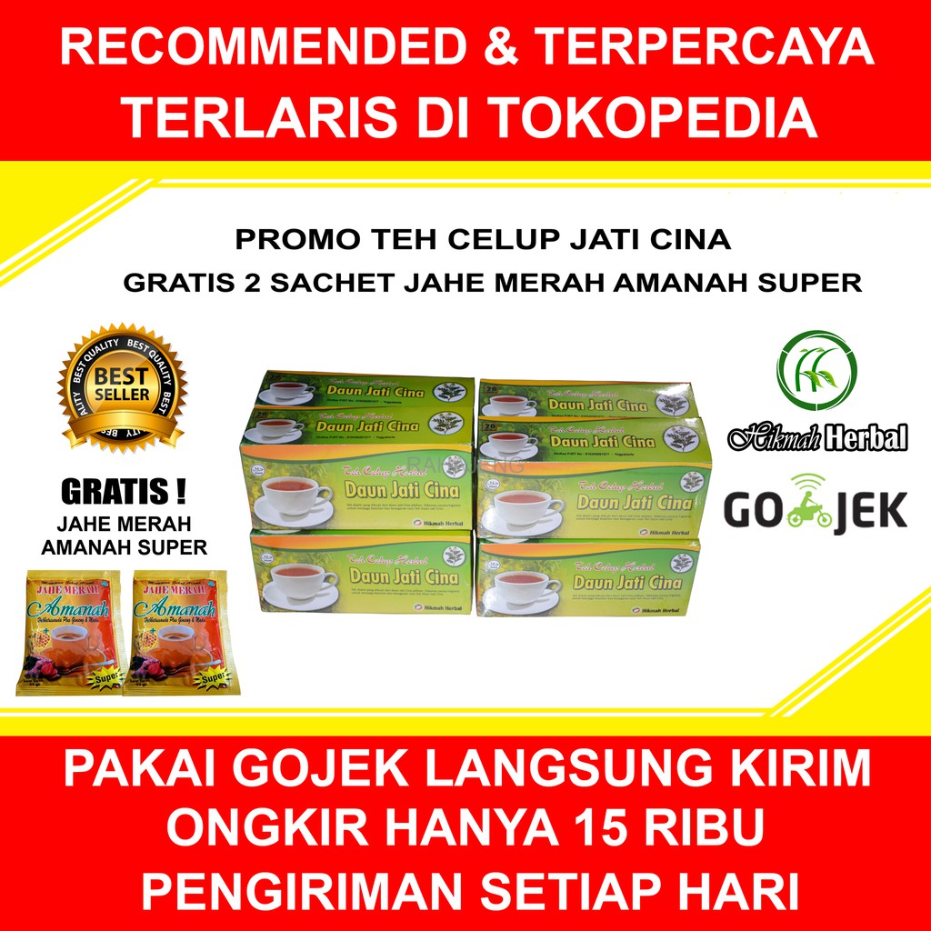 

Teh Celup Herbal Daun Jati Cina