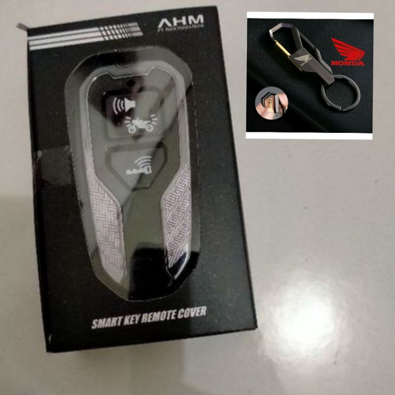 PAKET GANTUNGAN KUNCI DAN COVER REMOTE VARIO 160 2022 ORIGINAL AHM