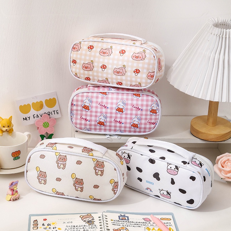 

Sketch Pencils Storage Bag tudents Large Capacity Pencil Case Kawaii Pencilcase School Pen Case Supp