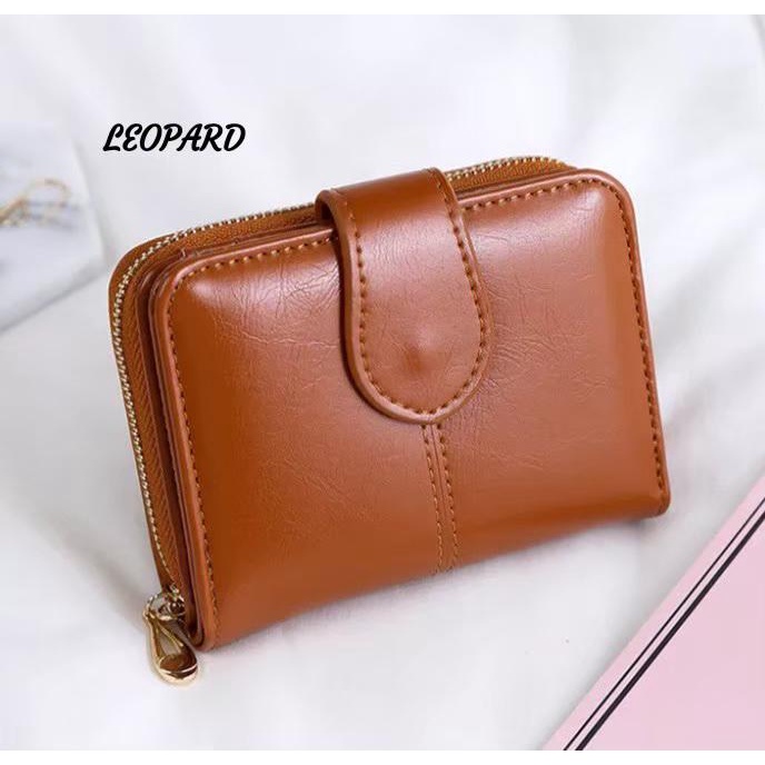 Dompet Mini Lipat Kecil ARROW PLAIN COLOUR / Dompet Mini Ada Skat Kartu Ada Pocket Coin Di Dalam