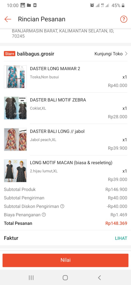 Long Motif Macan Dan Retro