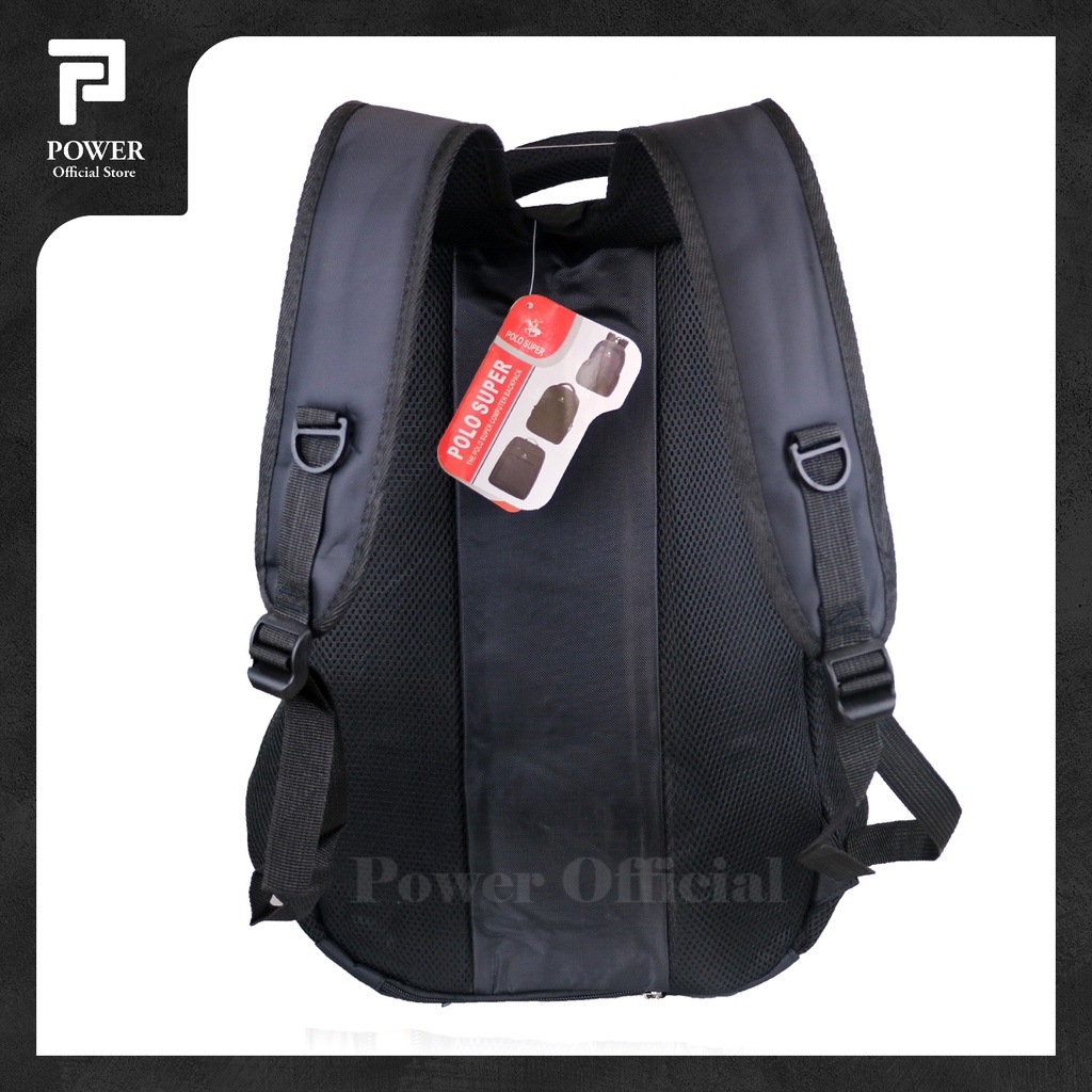 Tas Pria Ransel Laptop 18 inc Backpack Keylock Import POLO SUPER Original Tas Kerja Pria Waterproof