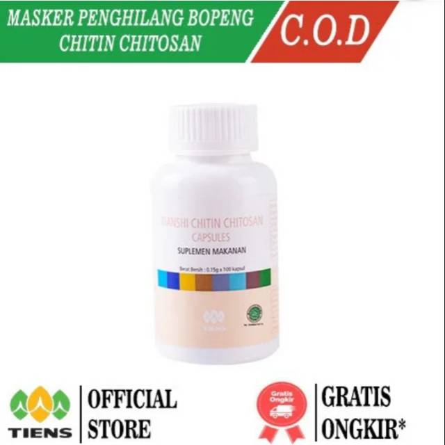 MASKER CHITIN CHITOSAN PENGHILANG BOPENG TIENS  | ASLI ORI SEGEL