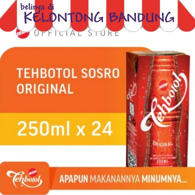 

[ COD ] Teh Botol Sosro 250ml - 1 Dus isi 24 Kotak 250 ml OBRAL Kode 320