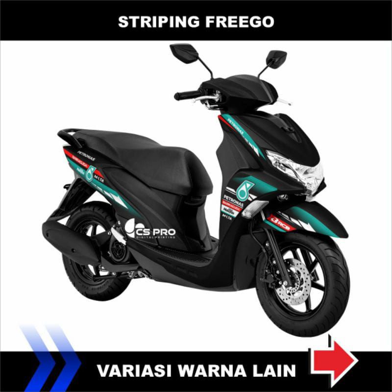 striping list body motor freego/sticker freego