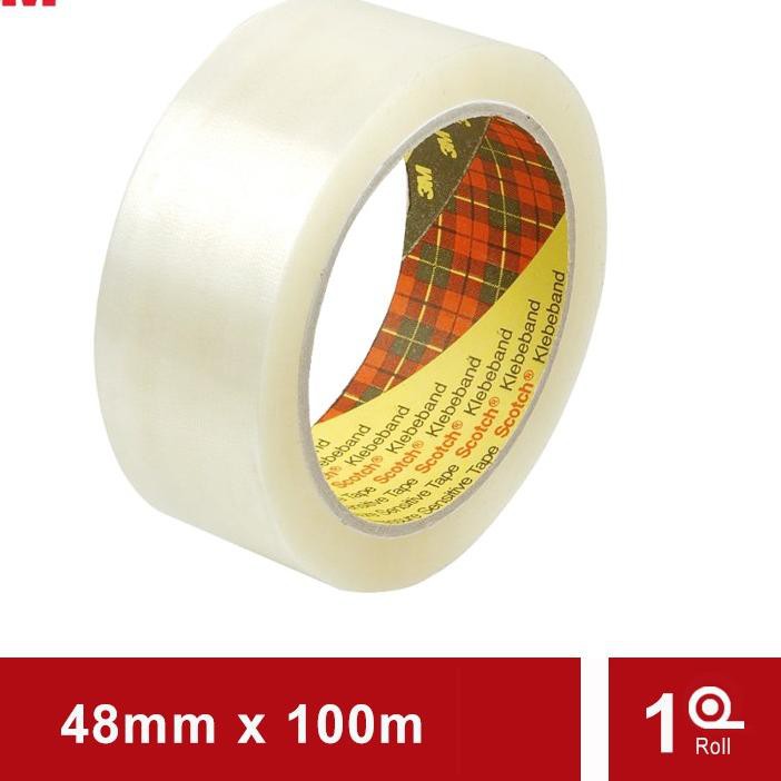 W_05] 11.11 3M Isolasi Lakban Bening Scotch Packaging Tape 311 Clear 48Mm X  100M Bayar Ditempat | Shopee Indonesia