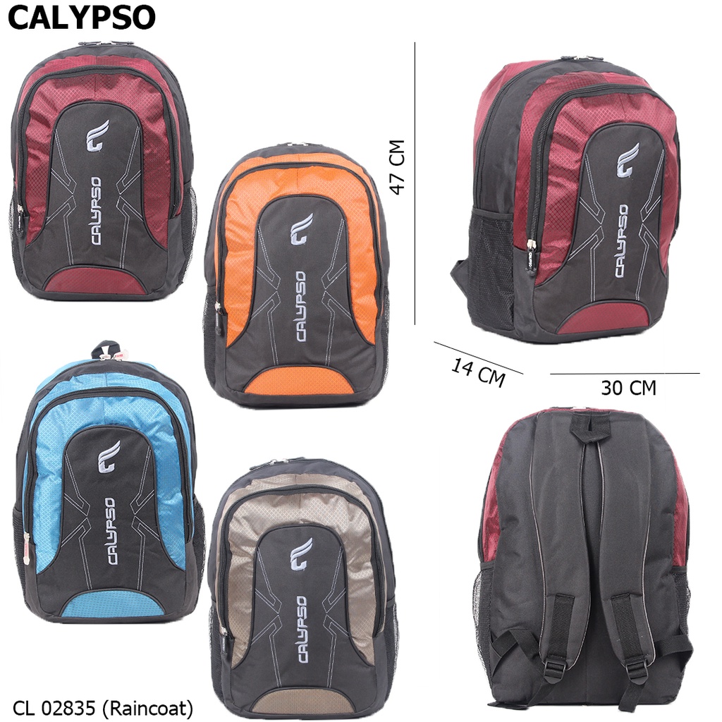 [KLIKTAS] Backpack Calypso Power type I - Tas Ransel laptop kerja sekolah kuliah