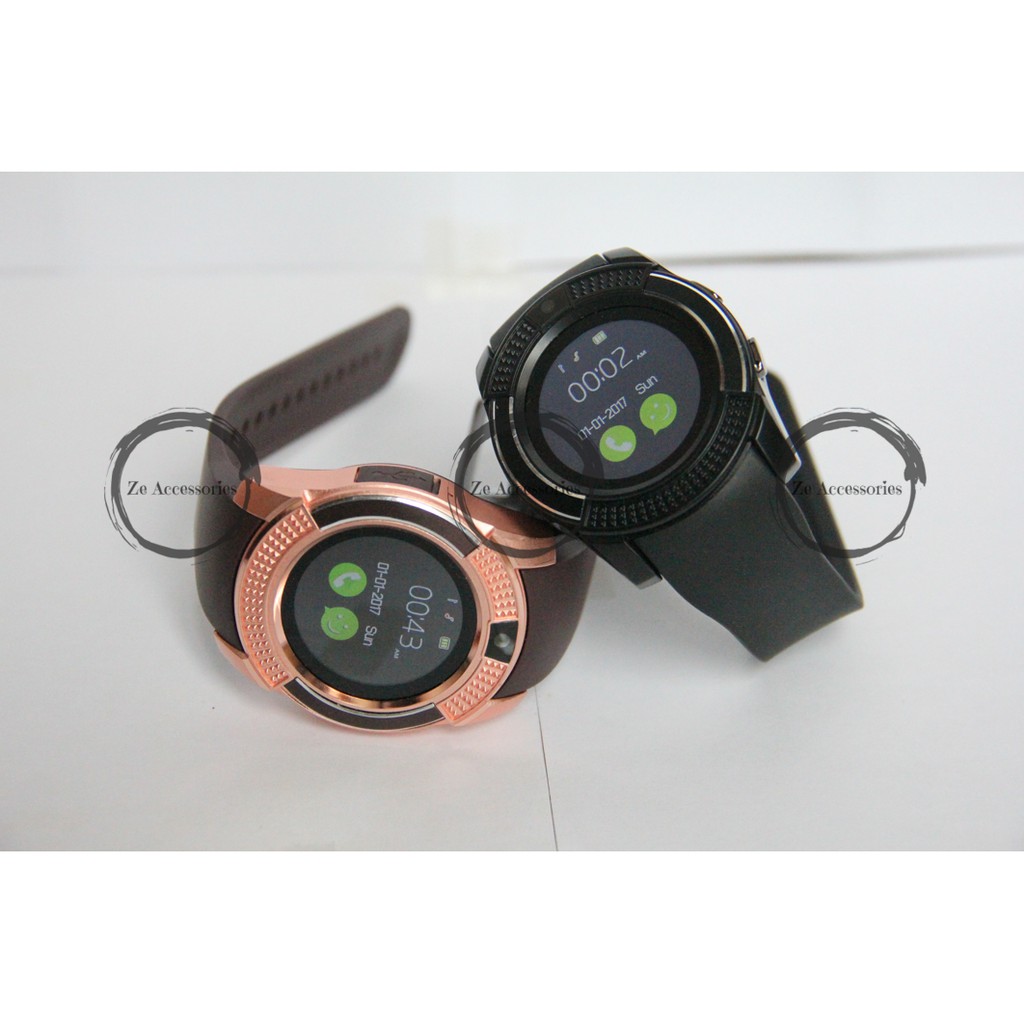 Smartwatch V8 Support Sim card & Memory card