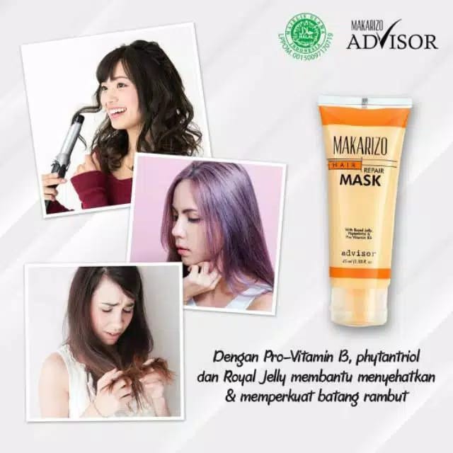 Makarizo Advisor Hair Repair Mask Tube-Masker Rambut Makarizo-Makarizo Hair Mask-makarizo