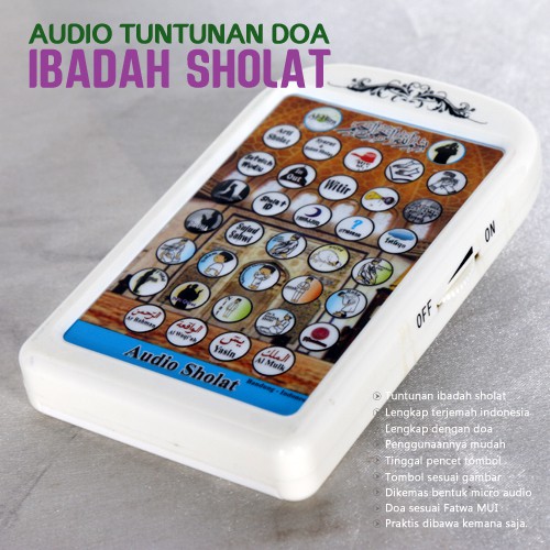 Audio Sholat Lengkap dengan Buku GARANSI 1 TAHUN