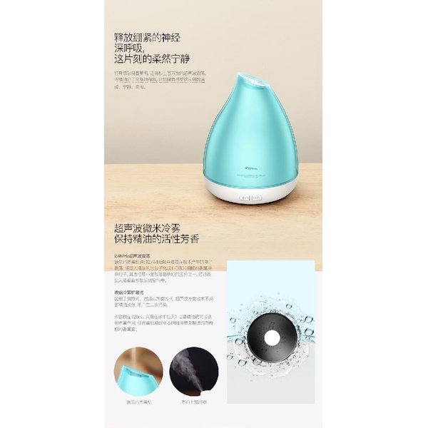 DEM-XS11 - Aroma Humidifier 120ML - Humidifier Pelembab Ruangan