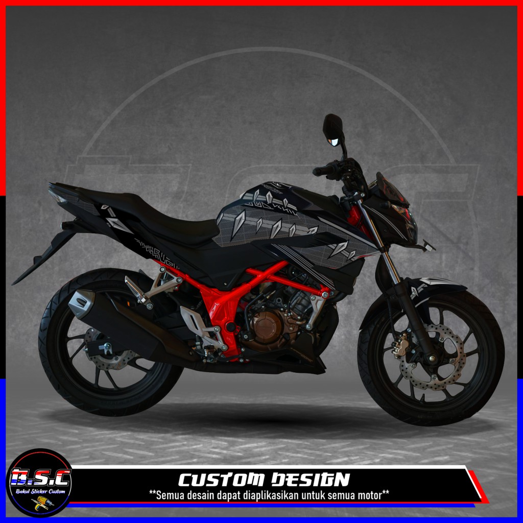 Decal FULL BODY Sticker CB 150R / CB150R / NEW 2018 CB 150R V.3 Motif Black Panther