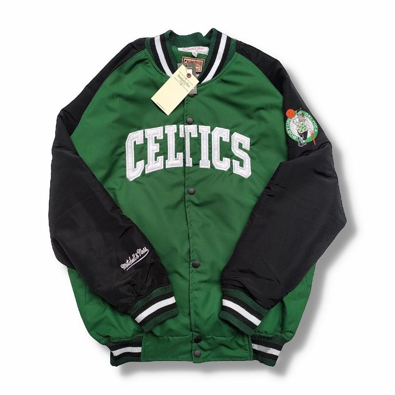 Varsity Celtic Jaket Varsity pria wanita Terbaru Jaket Bomber varsity logo bordir Jaket Baseball Var