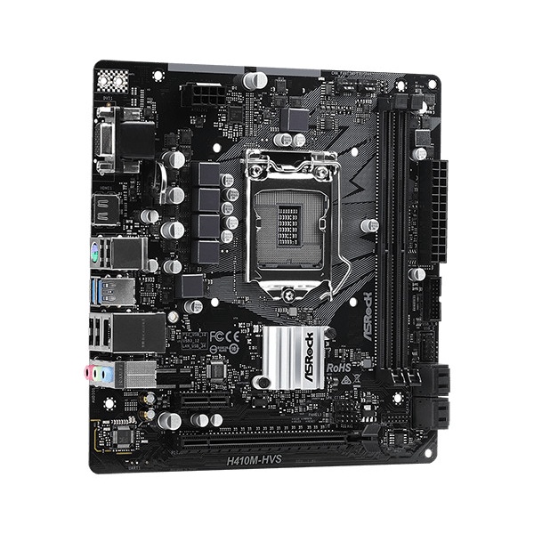 Motherboard ASROCK H410M HVS LGA1200 H410 DDR4 USB3.2 SATA3