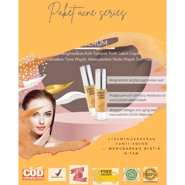 MS GLOW SERUM LUMINOUS ESSENCE/ SERUM WAJAH/ PERAWATAN WAJAH