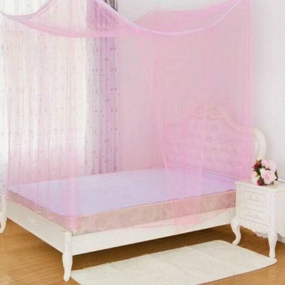 PREMIUM❄ [KELAMBU KOTAK] GANTUNG POLOS [180x200] KASUR NO.1 JUMBO [200x200] SUPER JUMBO [120x200] SI
