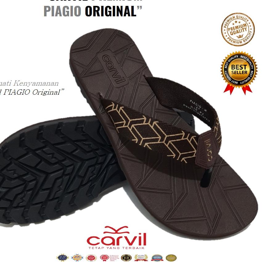 Sendal Jepit Carvil Pria Premium WOLFER & RENALDO & PIAGIO Adventure Original [DeSutan Store]