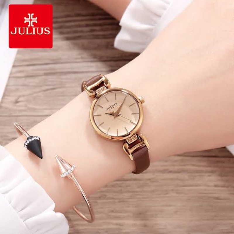 Jam Tangan Wanita Julius original anti air fashion JA-925 korea