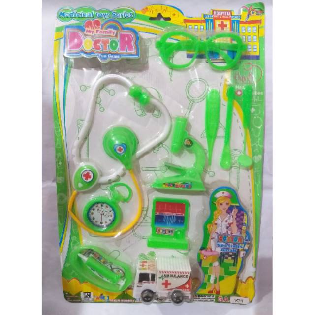 Dokter Set Mainan Besar Plus Ambulance /Hospital