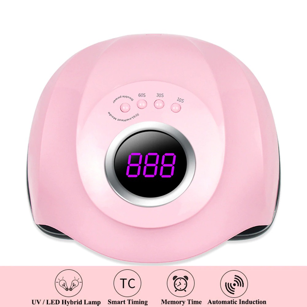 Biutte.co Pengering Kutek Kuku UV 45LED 180W Nail Dryer super cepat kering