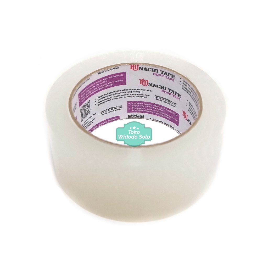 

Isolasi Lakban OPP Nachi Tape Bening 48mm x 100 Yard 2 Inch Clear White - 1 Buah
