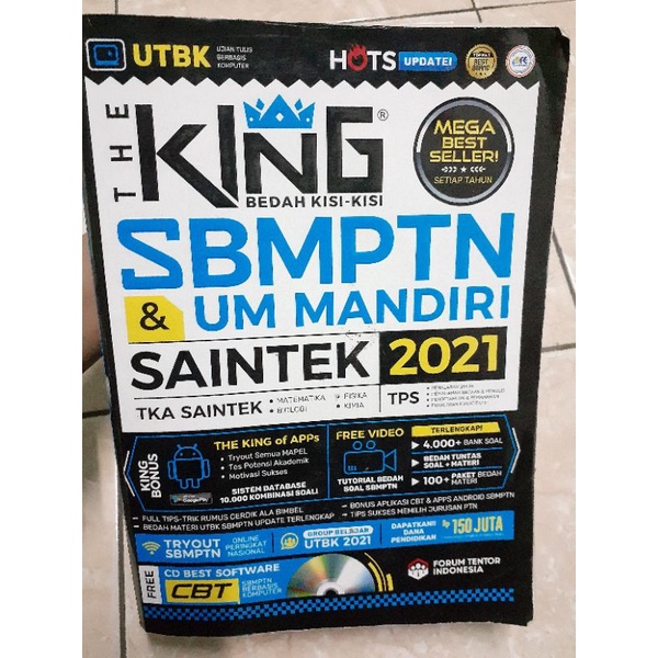 Preloved ORIGINAL buku SBMPTN The King Saintek