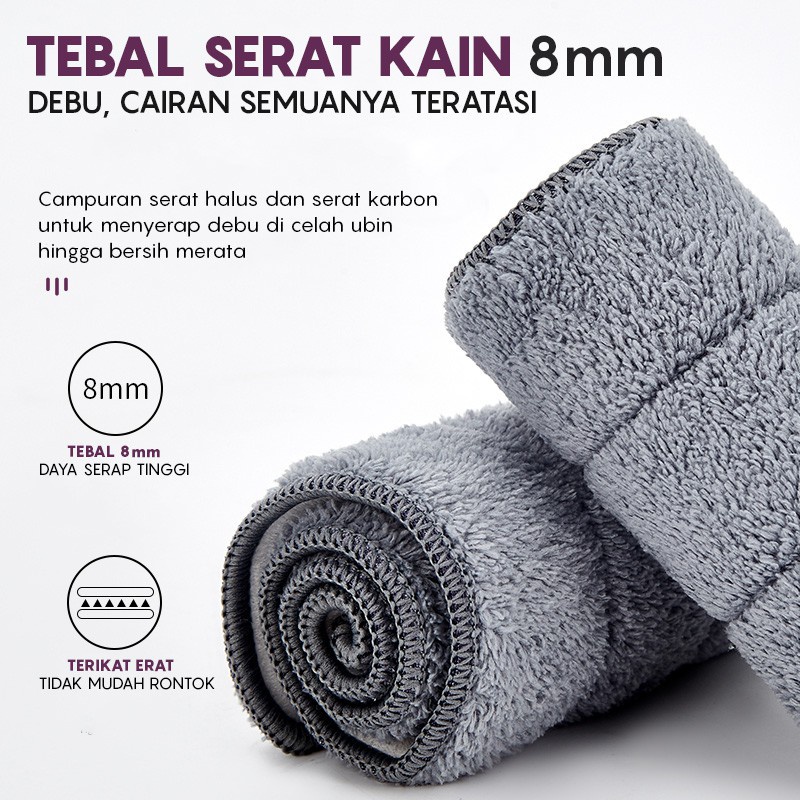 BANTING HARGA Alat Pel Lantai Praktis Viral Ultra Mop Pel Lantai Super Mop Alat Pembersih Lantai Pel Pembersih Spray Mop Spin Mop