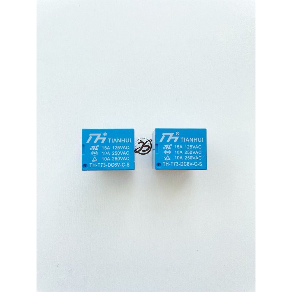 RELAY 6V 5PIN (1BH) MURAH 6V 5P 6VOLT 5 PIN 6 VOLT 15A 125VAC 10A 250VAC